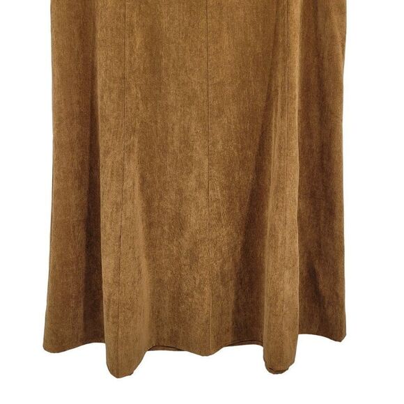Christopher & Banks Skirt Maxi Panel Aline Prairie Camel 14 Country Boho - Picture 6 of 11